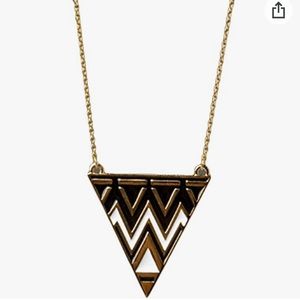 House of Harlow Tribal Triangle Pendant Necklace